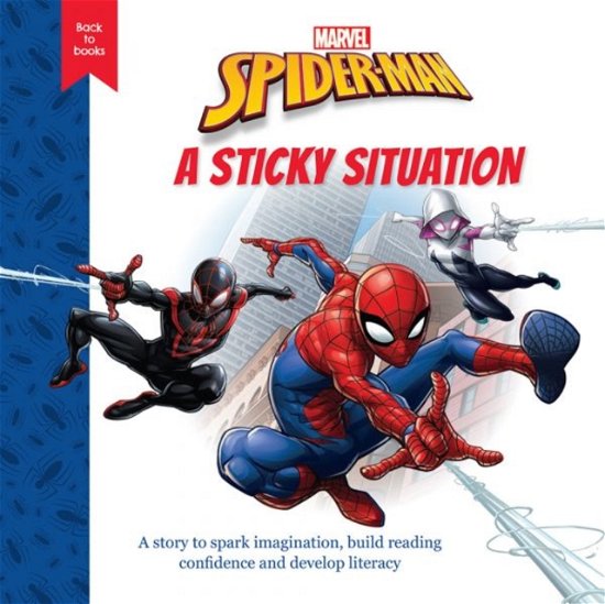 Cover for Disney · Disney Back to Books: Spider-Man - A Sticky Situation (Inbunden Bok) (2023)