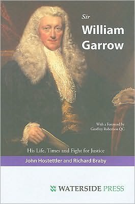 Cover for John Hostettler · Sir William Garrow (Inbunden Bok) (2009)