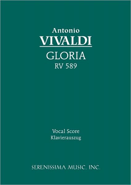 Cover for Antonio Vivaldi · Gloria, RV 589: Vocal score (Paperback Book) [Westermann edition] (2010)