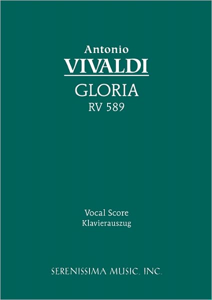 Cover for Antonio Vivaldi · Gloria, RV 589: Vocal score (Pocketbok) [Westermann edition] (2010)