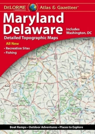 Cover for Garmin International · Maryland / Delaware Atlas &amp; Gazetteer (Book) (2022)