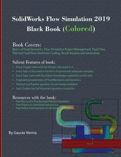 Cover for Gaurav Verma · SolidWorks Flow Simulation 2019 Black Book (Pocketbok) [Coloured edition] (2019)