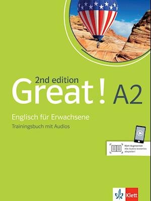 Cover for Klett Sprachen GmbH · Great! A2, 2nd edition. Trainingsbuch + Audios online (Taschenbuch) (2021)