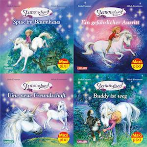 Maxi-Pixi-4er-Set 90: Sternenschweif (4x1 Exemplar) - Linda Chapman - Bücher - Carlsen - 9783551030559 - 29. August 2022