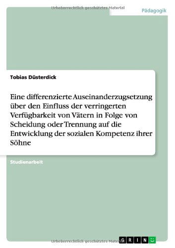 Cover for Düsterdick · Eine differenzierte Auseinan (Book) [German edition] (2013)