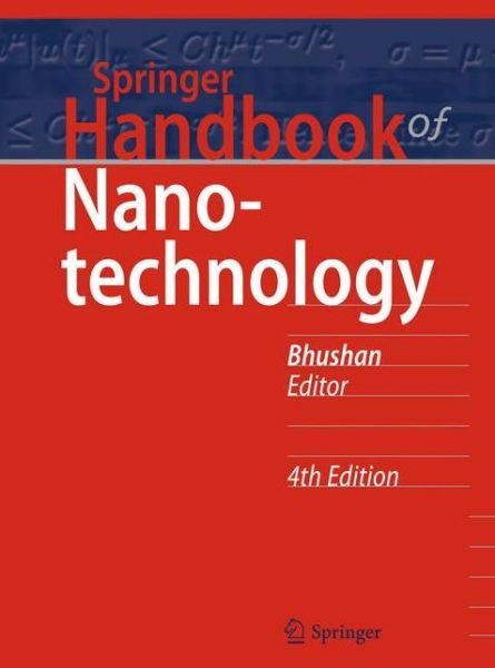 Cover for Bhushan · Springer Handbook of Nanotechnology (Book) [4th ed. 2017 edition] (2017)