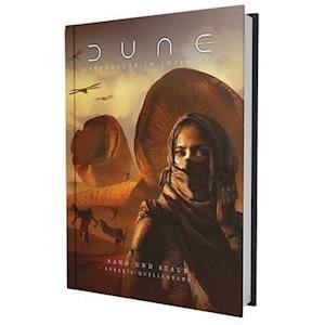 Cover for Richard August · Dune: Das Rollenspiel - Sand und Staub - Arrakis-Quellenband (Buch) (2022)