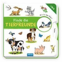 Cover for Trötsch Verlag GmbH &amp; Co. KG · Pappbilderbuch Finde die Tierfreunde (Board book) (2021)