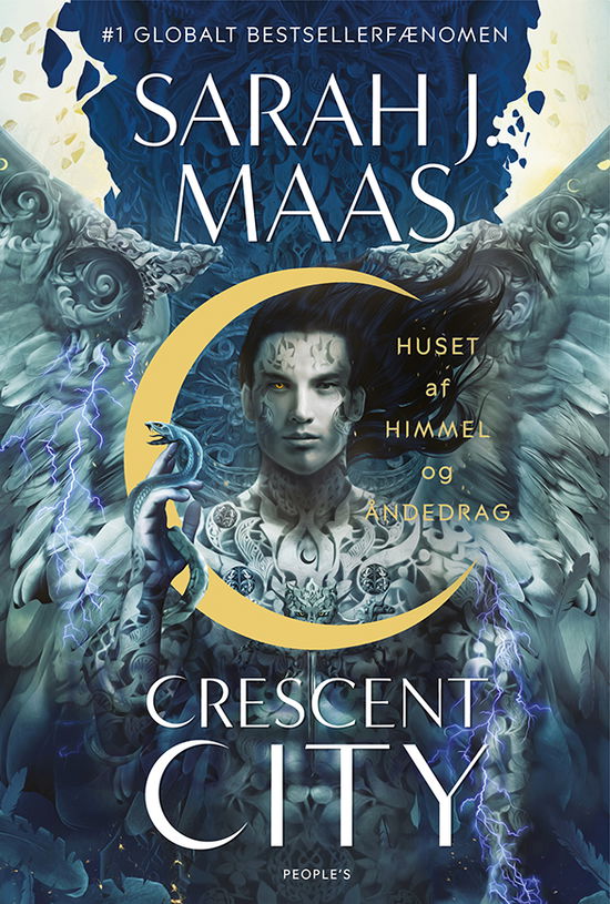 Cover for Sarah J. Maas · Crescent City. Huset af himmel og åndedrag (Sewn Spine Book) [1st edition] (2025)