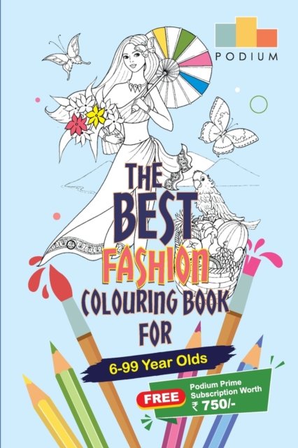 Cover for Podium School · The Best Fashion Colouring Book (Paperback Book) (2022)