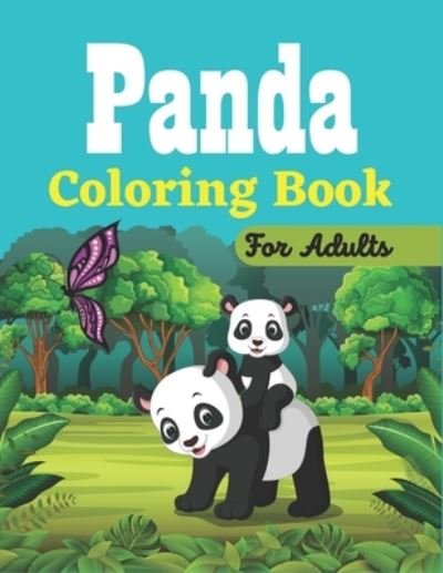 Cover for Drowsa Publications · PANDA Coloring Book For Adults (Pocketbok) (2020)