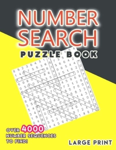 Cover for Happy Puzzlers · Number Search Puzzle Book Large Print (Paperback Book) (2020)