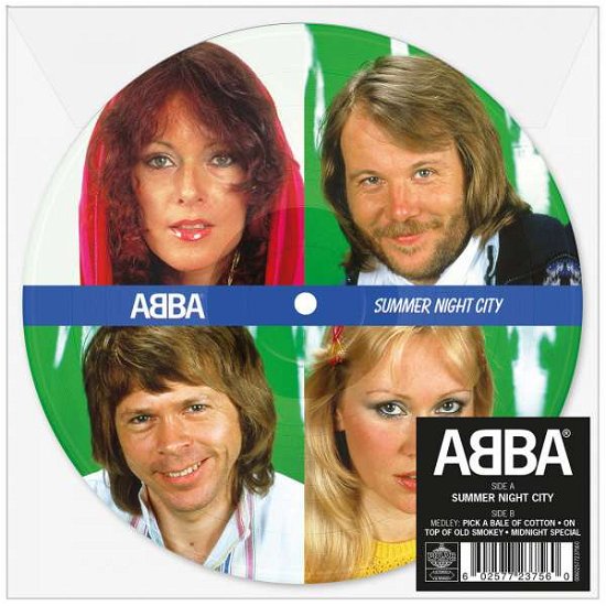 Cover for Abba · Summer Night City (7&quot;) [Picture Disc edition] (2019)