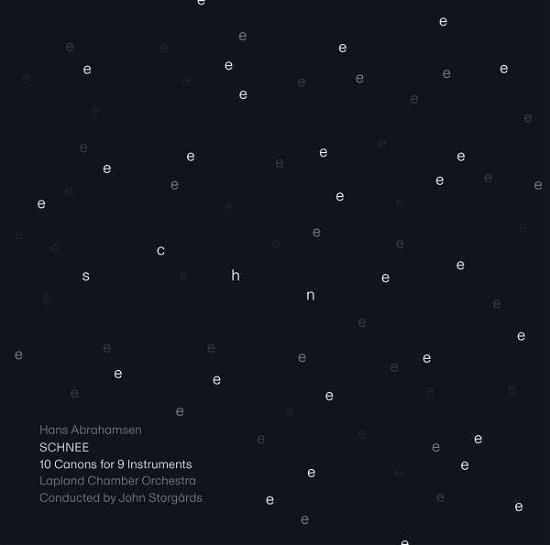 Cover for Lapland Co / Storgards · Hans Abrahamsen: Schnee (CD) (2022)