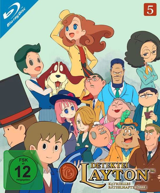 Cover for Detektei Layton · Katrielles rätselhafte Fälle: Volume 5 (Ep. 41-50) (2 Blu-rays)-Movie (Blu-ray/DVD) (2020)