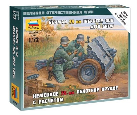Cover for Zvezda · 1/72 German 75-mm Infantry Gun (Toys)