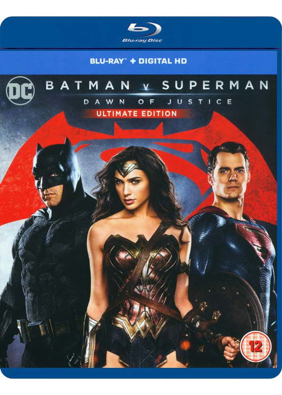 Cover for Batman V Superman - Dawn of Ju · Batman vs Superman - Dawn Of Justice - Ultimate Edition (Blu-Ray) [Ultimate edition] (2016)