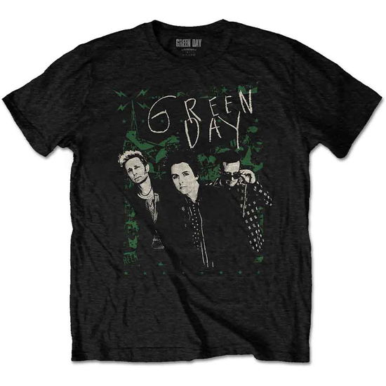 Green Day Unisex T-Shirt: Green Lean - Green Day - Mercancía -  - 5056170690560 - 