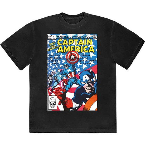 Cover for Marvel Comics · Marvel Comics Unisex T-Shirt: Many Captain Americas Comic Cover (T-shirt) [size S]