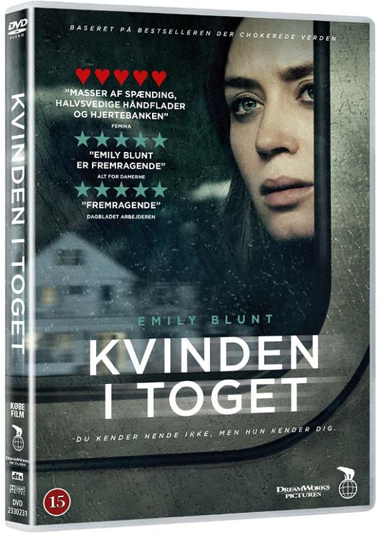 Cover for Emily Blunt · Kvinden I Toget (DVD) (2017)