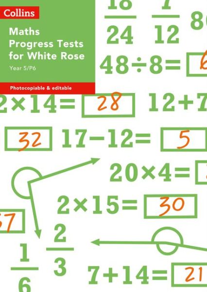 Cover for Rachel Axten-Higgs · Year 5/P6 Maths Progress Tests for White Rose - Collins Tests &amp; Assessment (Paperback Book) (2019)