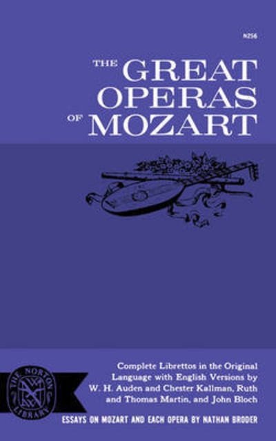 Cover for The Great Operas of Mozart (Bog) (1964)