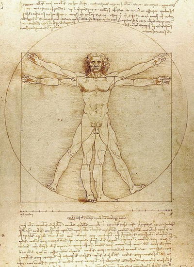 Vitruvian Man Notebook - Leonardo Da Vinci - Bøger - Dover Publications Inc. - 9780486836560 - 30. september 2019