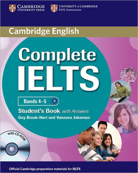 Cover for Guy Brook-Hart · Complete IELTS Bands 4–5 Student's Book with Answers with CD-ROM - Complete (Book) (2012)