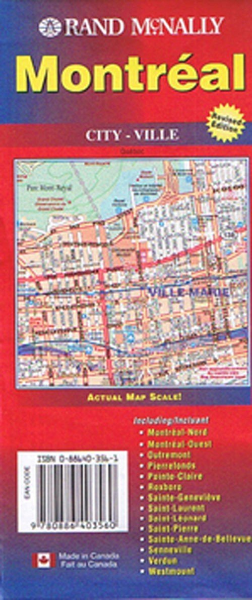 Cover for Rand McNally · Montreal (Gebundenes Buch) (2005)