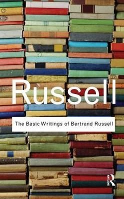 Cover for Bertrand Russell · The Basic Writings of Bertrand Russell - Routledge Classics (Hardcover Book) (2017)