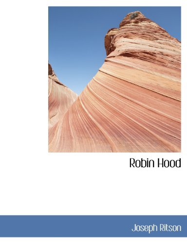 Cover for Joseph Ritson · Robin Hood (Paperback Book) (2010)