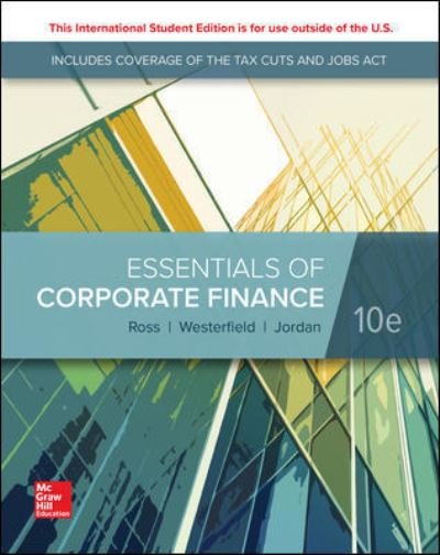 Cover for Stephen Ross · ISE Essentials of Corporate Finance (Taschenbuch) (2019)