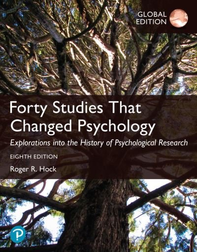 Cover for Roger Hock · Forty Studies that Changed Psychology, Global Edition (Paperback Bog) (2024)