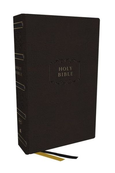 Cover for Thomas Nelson · KJV Holy Bible with 73,000 Center-Column Cross References, Black Leathersoft, Red Letter, Comfort Print: King James Version (Skinnbok) (2023)