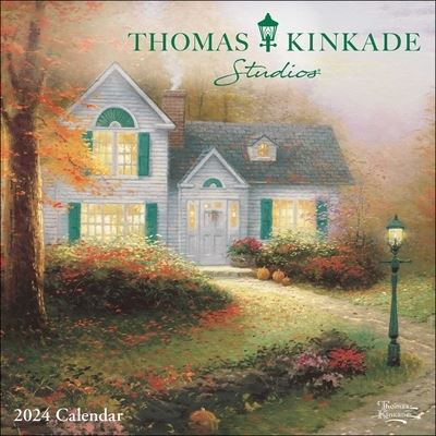 Thomas Kinkade Thomas Kinkade Studios 2024 Mini Wall Calendar   9781524883560 