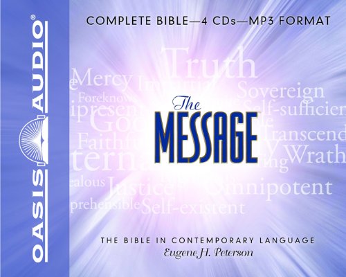 Cover for Eugene H Peterson · The Message Bible: Complete Bible (MP3-CD) [Unabridged, Mp3 edition] (2008)