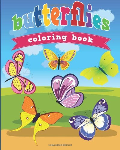 Cover for Butterfly Coloring Book · Butterflies Coloring Book (Avon Coloring Book) (Paperback Book) (2013)