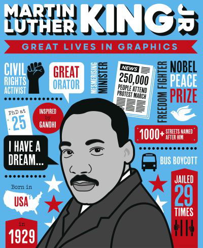 Great Lives in Graphics: Martin Luther King - Great Lives in Graphics - Books Button - Kirjat - Button Books - 9781787080560 - maanantai 28. syyskuuta 2020