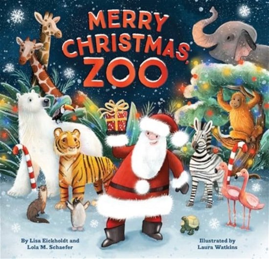 Cover for Lola M. Schaefer · Merry Christmas, Zoo (Innbunden bok) (2024)