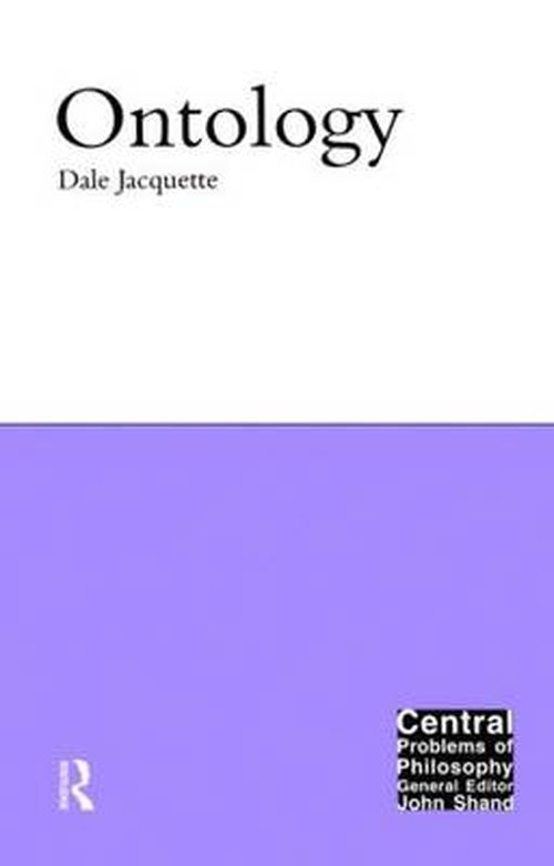 Cover for Dale Jacquette · Ontology (Paperback Book) (2002)