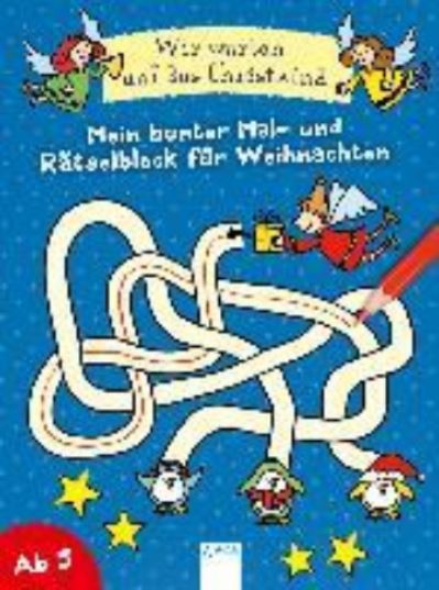 Cover for Silke Reimers · Wir warten auf das Christkind. Mein bunter Mal - und Ratselblock (Paperback Book) (2017)