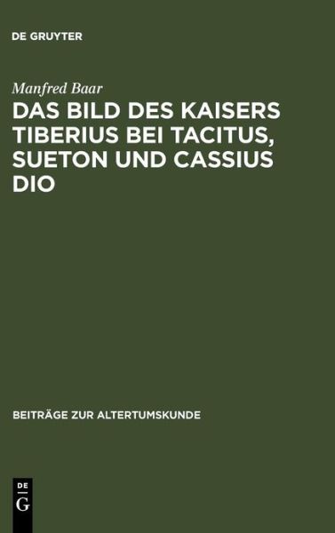 Cover for Baar · Das Bild des Kaisers Tiberius bei (Book) [German edition] (1990)