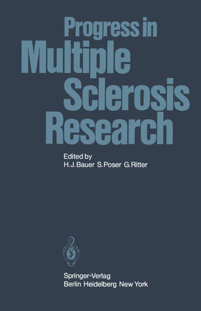 Cover for H J Bauer · Progress in Multiple Sclerosis Research (Taschenbuch) [Softcover reprint of the original 1st ed. 1980 edition] (2012)