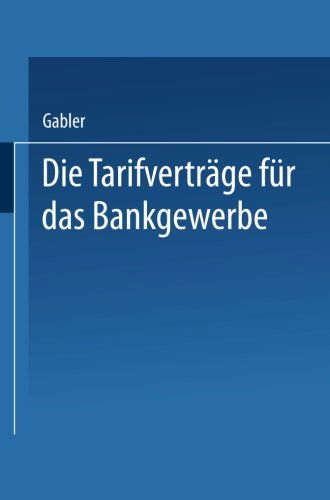 Cover for Wiesbaden · Die Tarifvertrage Fur Das Bankgewerbe (Paperback Book) [1973 edition] (1973)