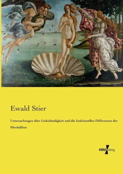 Cover for Stier · Untersuchungen über Linkshändigke (Bok) (2019)