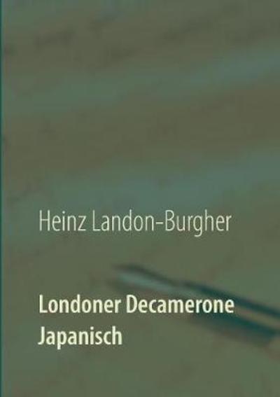 Cover for Landon-Burgher · Londoner Decamerone (Bok) (2018)