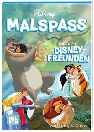 Cover for Nelson Verlag · Disney: Malspaß mit den Disney-Freunden (Taschenbuch) (2022)
