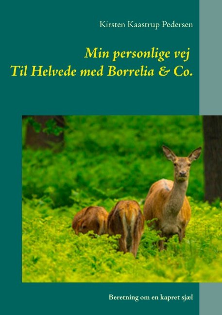 Cover for Kirsten Kaastrup Pedersen; Kirsten Kaastrup Pedersen · Min personlige vej  Til Helvede med Borrelia &amp; Co. (Pocketbok) [1:a utgåva] (2018)