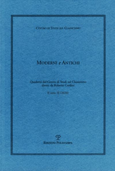 Cover for Edizioni Polistampa · Moderni E Antichi, II Serie, Anno II (Paperback Book) (2020)