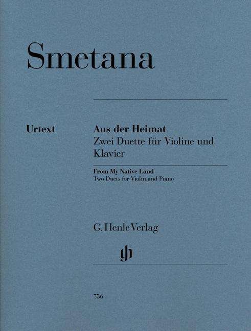 Cover for Smetana · Aus.Heimat,2 Duette,Vl+Kl.HN756 (Bog)